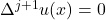 \Delta^{j+1} u(x)=0