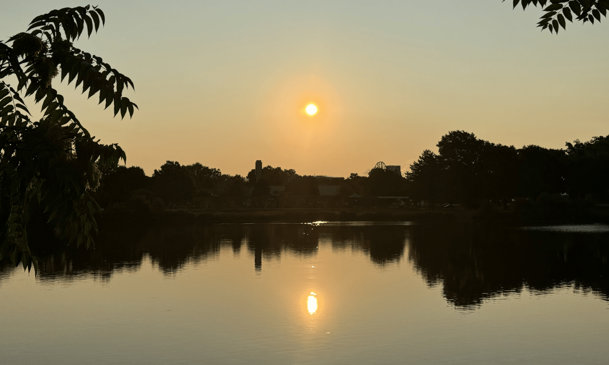 A picture I took of a sunrise on the Charles River